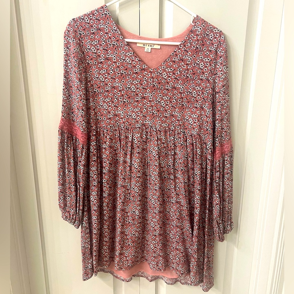 Boho long sleeve dress
